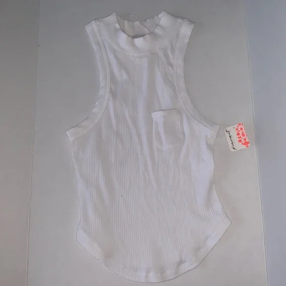 Free People | Ribbed Pocket Top Size Medium - Picture 2 of 3